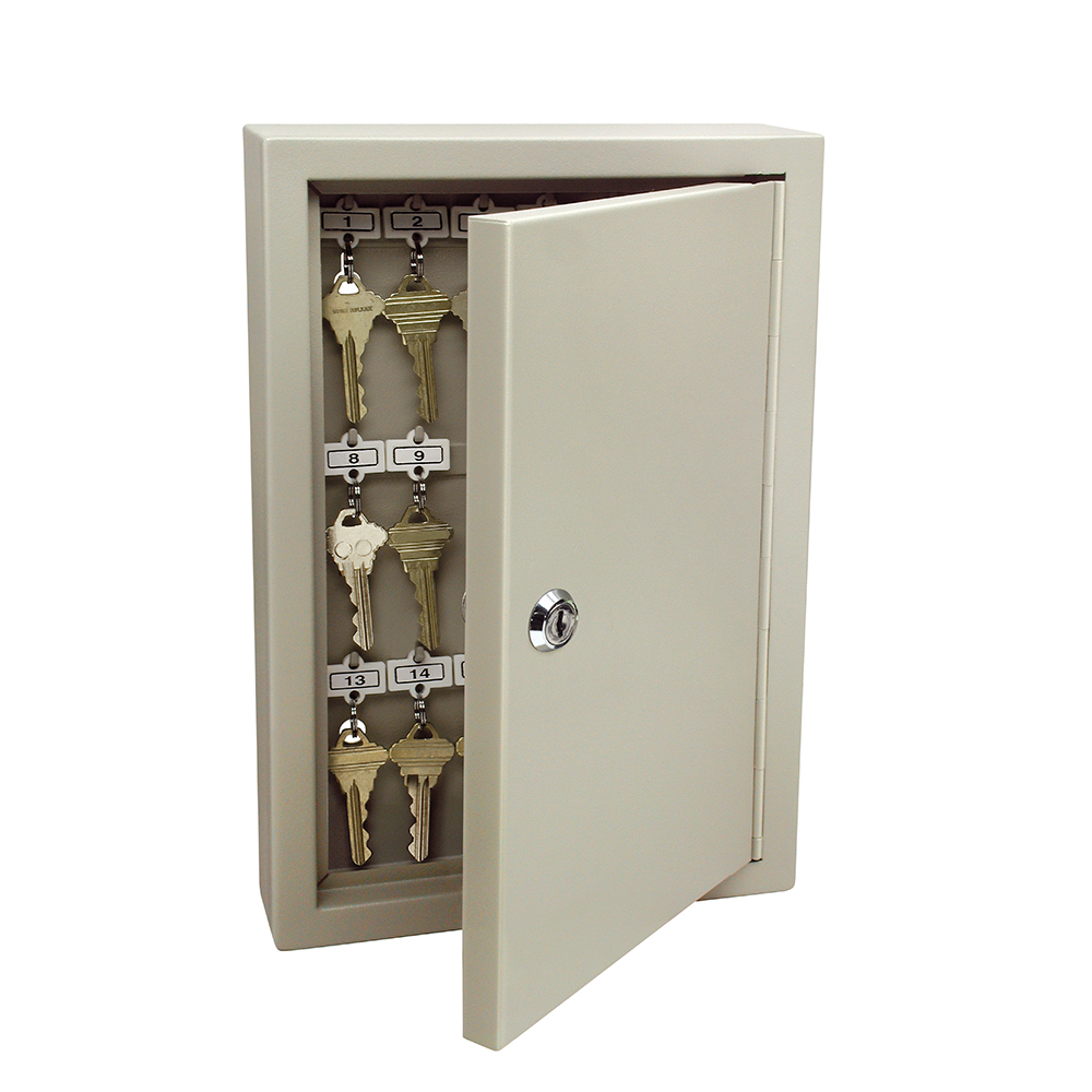 AdirOffice Red Steel 60 Home Auto Key Cabinet Digital Lock Storage Key Case 